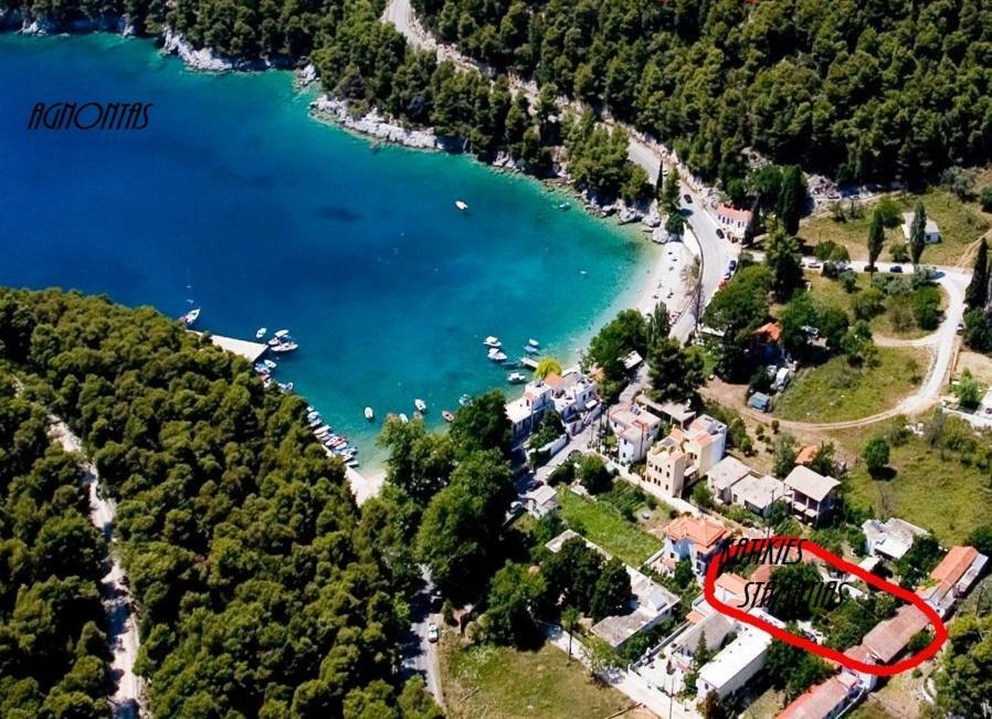 Katikies Stamatias Studios & Maisonettes Agnontas Eksteriør bilde